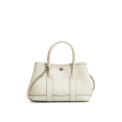 Leather crossbody women's bag hand-held mini garden bag